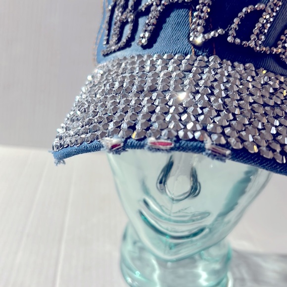 BRIDE bling denim ball cap - Picture 6 of 6